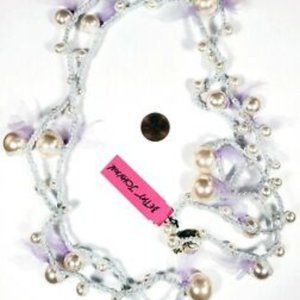Betsey Johnson Tulle Holiday Necklace